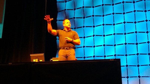 Brad Anderson on the roll during the Keynote